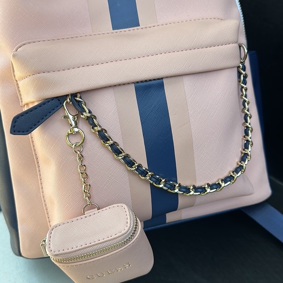 New GUESS Ella Faux-Leather Backpack - Picture 4 of 10